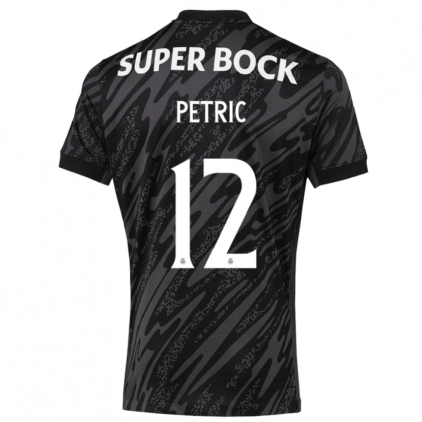 Danxen Kinder Luka Petric #12 Trikot Grau Schwarz Weiß Torwarttrikot 2025/26 Schweiz