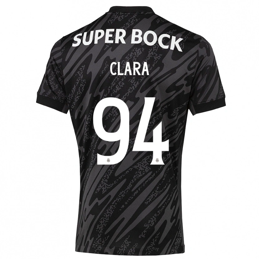 Danxen Kinder Diogo Clara #94 Trikot Grau Schwarz Weiß Torwarttrikot 2025/26 Schweiz