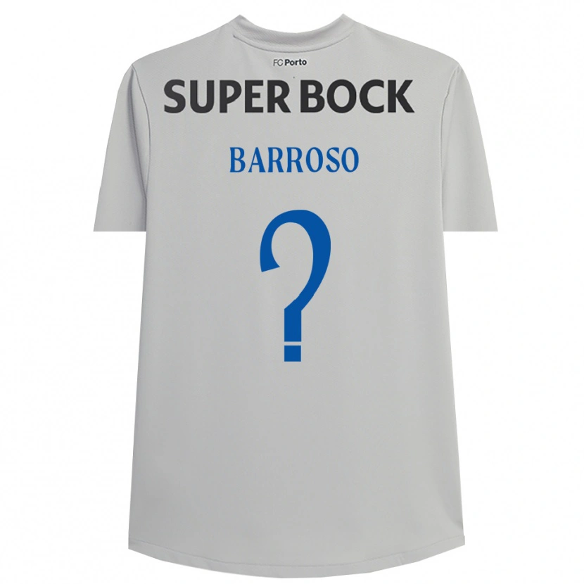 Danxen Kinder Francisco Barroso #0 Trikot Hellgrau Schwarz Torwarttrikot 2025/26 Schweiz