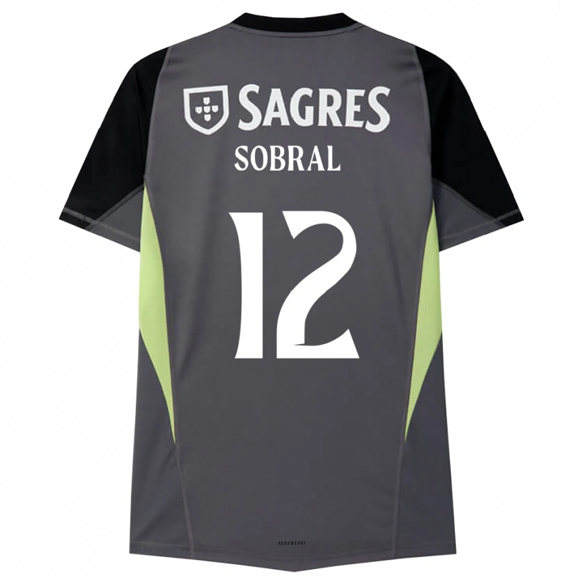 Danxen Kinder Gonçalo Sobral #12 Trikot Dunkelgrau Schwarz Torwarttrikot 2025/26 Schweiz