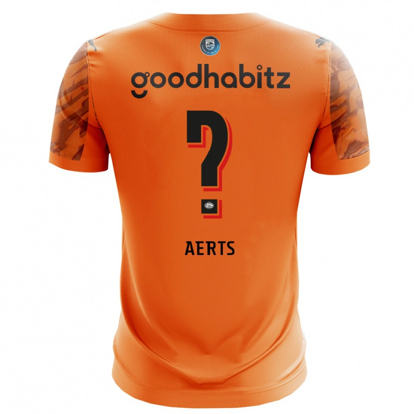Danxen Kinder Jim Aerts #0 Trikot Orange Schwarz Torwarttrikot 2025/26 Schweiz