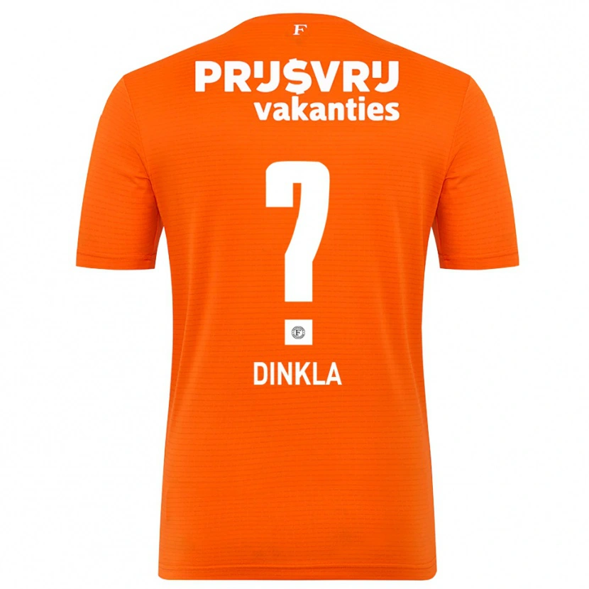 Danxen Kinder Claire Dinkla #0 Trikot Orange Schwarz Torwarttrikot 2025/26 Schweiz