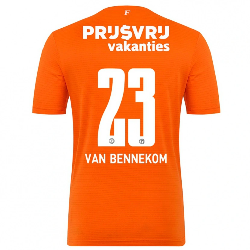 Danxen Kinder Duron van Bennekom #23 Trikot Orange Schwarz Torwarttrikot 2025/26 Schweiz