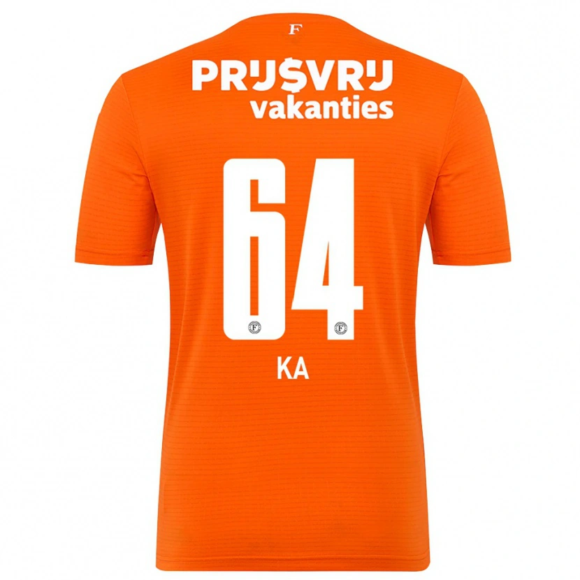 Danxen Kinder Ismail Ka #64 Trikot Orange Schwarz Torwarttrikot 2025/26 Schweiz
