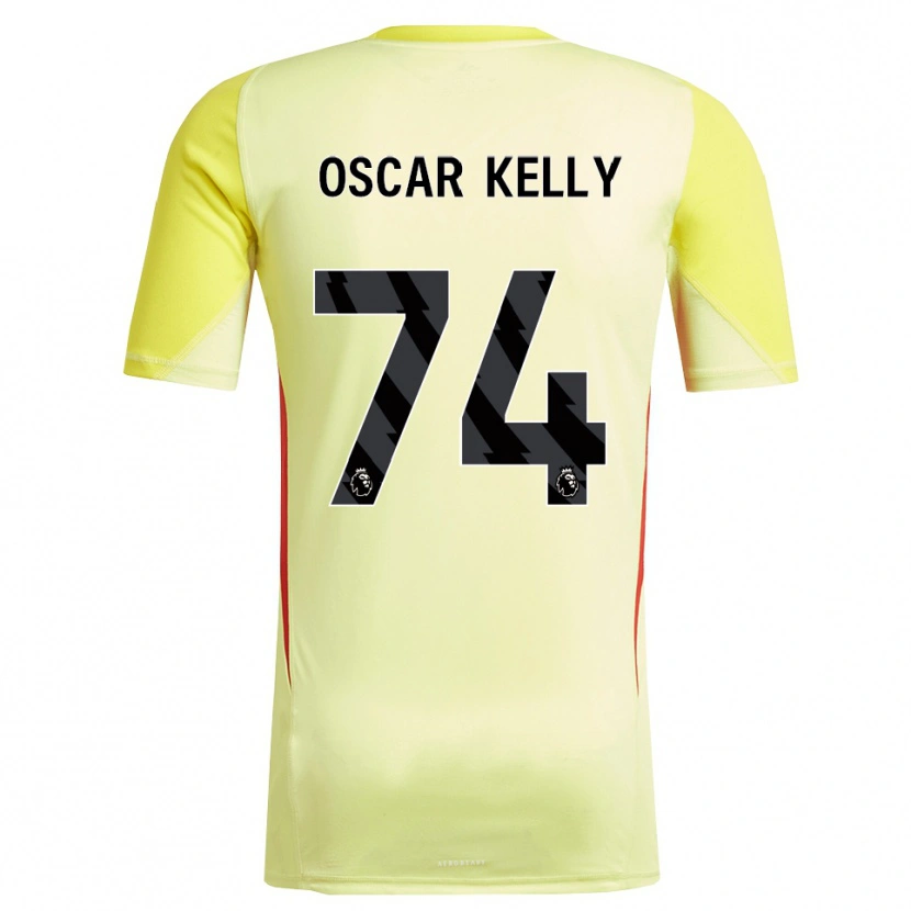 Danxen Kinder Oscar Kelly #74 Trikot Gelb Rot Torwarttrikot 2025/26 Schweiz