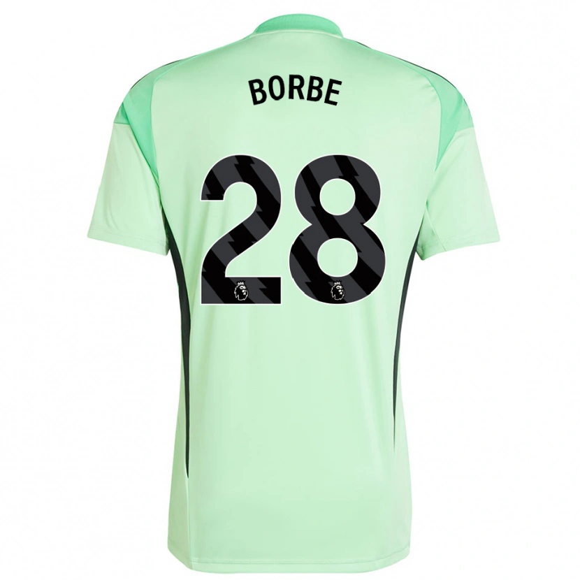 Danxen Kinder Anneke Borbe #28 Trikot Hellgrün Schwarz Torwarttrikot 2025/26 Schweiz