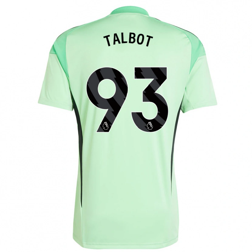 Danxen Kinder Jack Talbot #93 Trikot Hellgrün Schwarz Torwarttrikot 2025/26 Schweiz