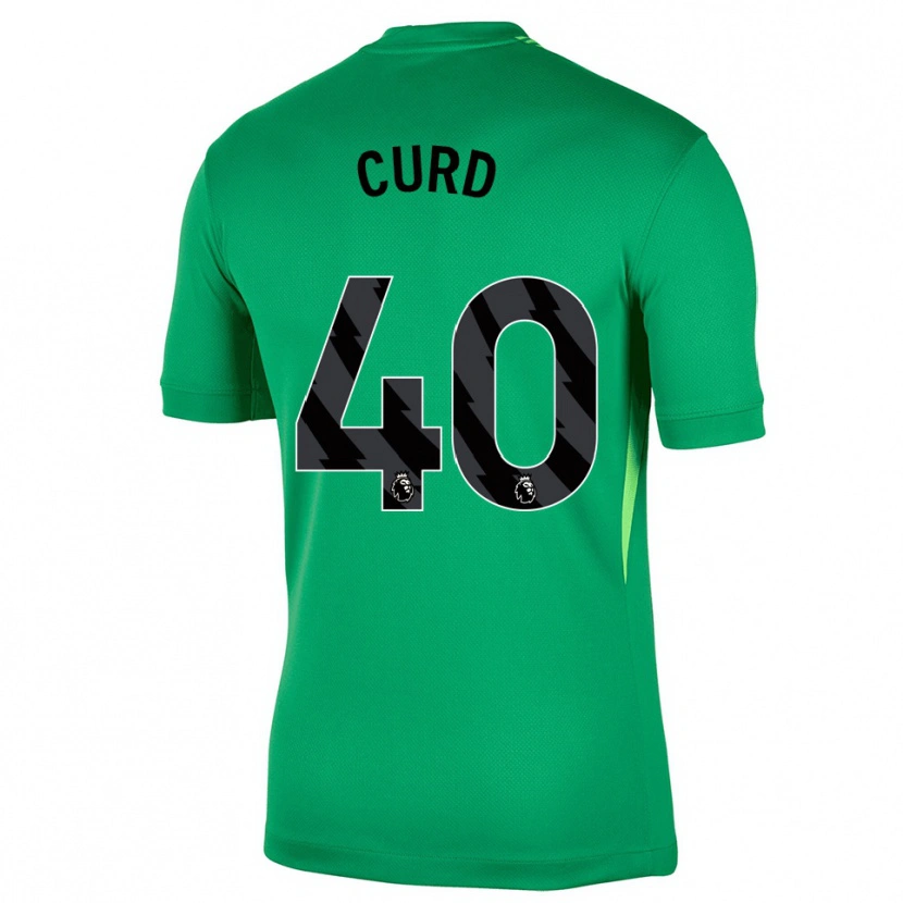 Danxen Kinder Ted Curd #40 Trikot Grün Schwarz Torwarttrikot 2025/26 Schweiz