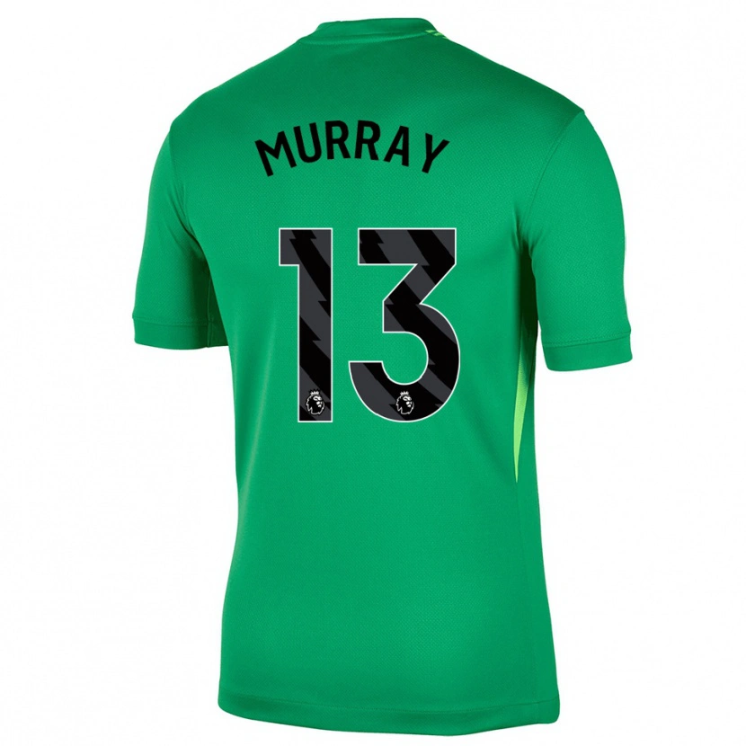 Danxen Kinder Jake Murray #13 Trikot Grün Schwarz Torwarttrikot 2025/26 Schweiz