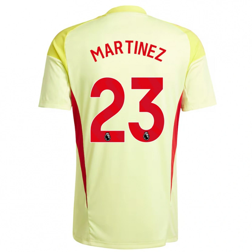 Danxen Kinder Emiliano Martínez #23 Trikot Hellgelb Torwarttrikot 2025/26 Schweiz