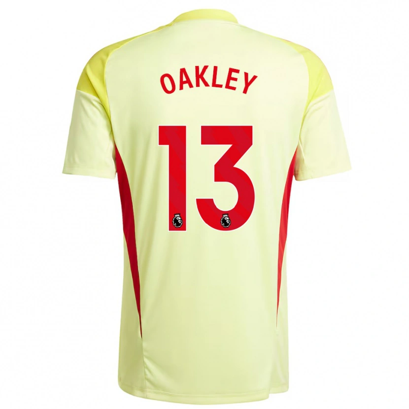 Danxen Kinder Rhys Oakley #13 Trikot Hellgelb Torwarttrikot 2025/26 Schweiz