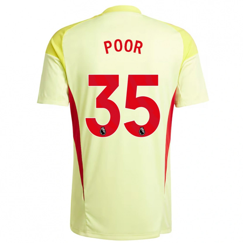 Danxen Kinder Sophia Poor #35 Trikot Hellgelb Torwarttrikot 2025/26 Schweiz