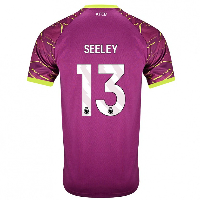 Danxen Kinder Will Seeley #13 Trikot Dunkles Magenta Torwarttrikot 2025/26 Schweiz