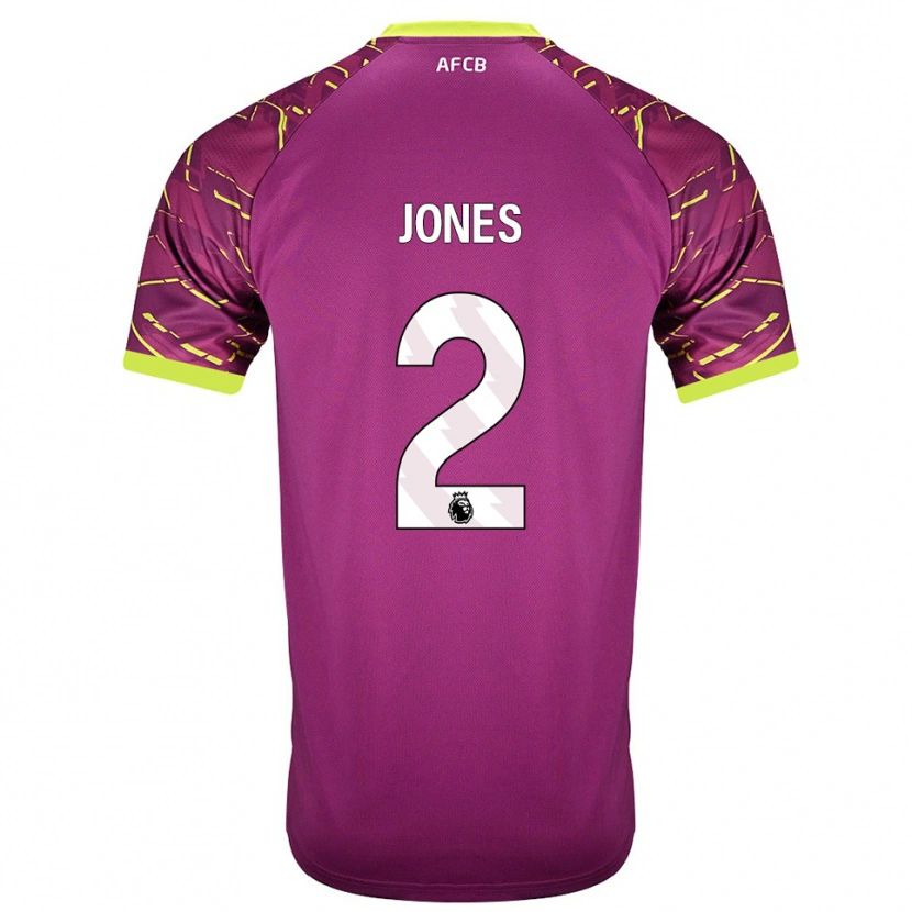 Danxen Kinder Abby Jones #2 Trikot Dunkles Magenta Torwarttrikot 2025/26 Schweiz