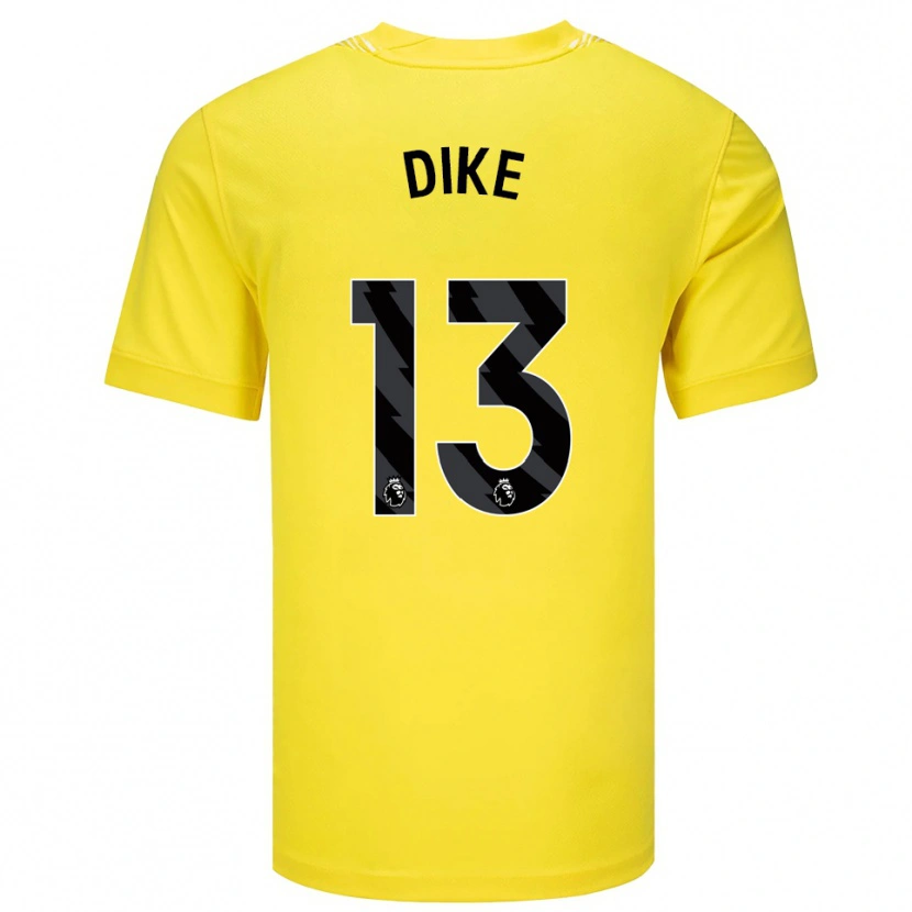 Danxen Kinder Michael Dike #13 Trikot Gelb Schwarz Torwarttrikot 2025/26 Schweiz