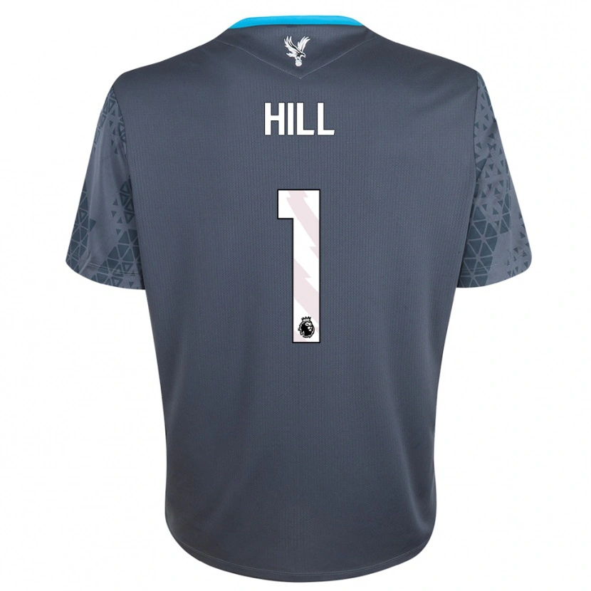 Danxen Kinder Marcus Hill #1 Trikot Dunkelgrau Weiß Torwarttrikot 2025/26 Schweiz