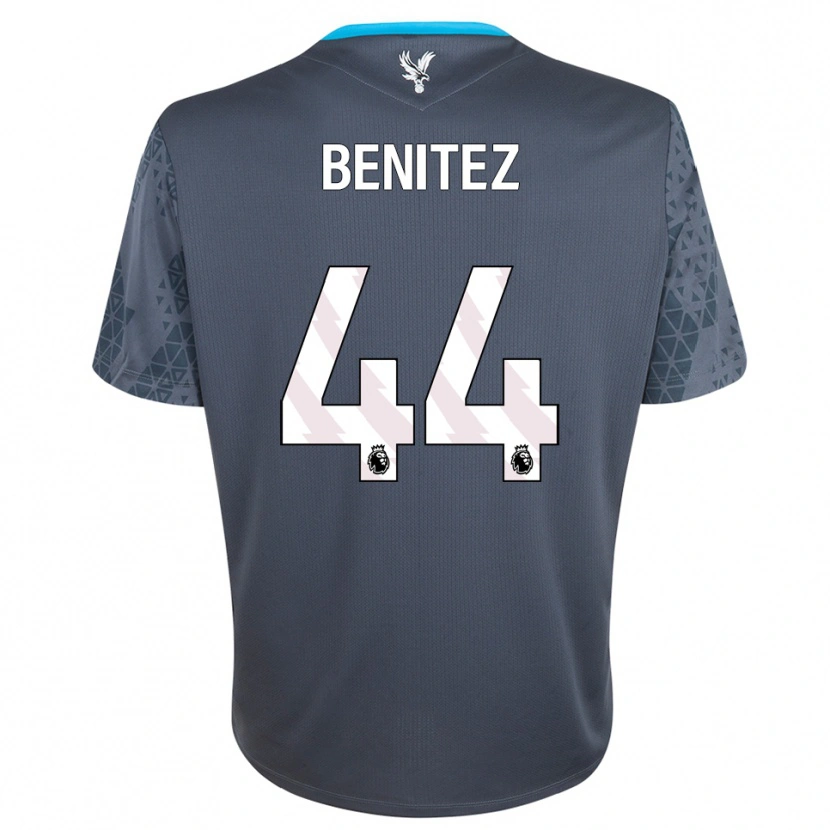 Danxen Kinder Walter Benítez #44 Trikot Dunkelgrau Weiß Torwarttrikot 2025/26 Schweiz