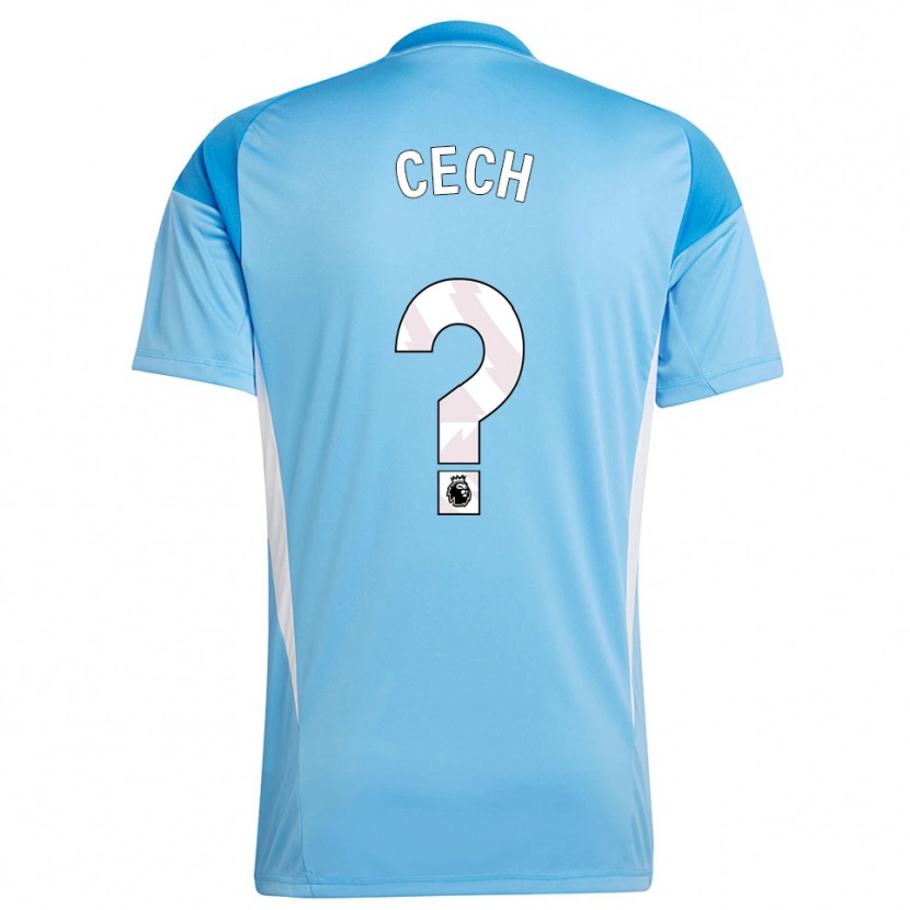 Danxen Kinder Damian Cech #0 Trikot Blau Weiß Torwarttrikot 2025/26 Schweiz