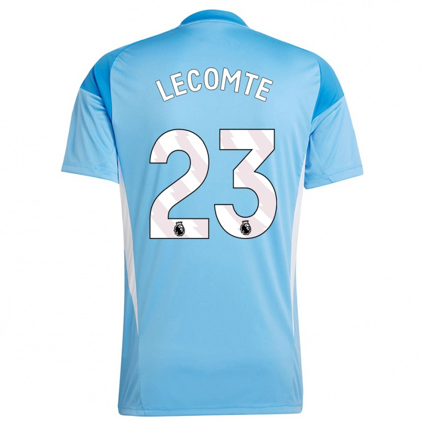 Danxen Kinder Benjamin Lecomte #23 Trikot Blau Weiß Torwarttrikot 2025/26 Schweiz