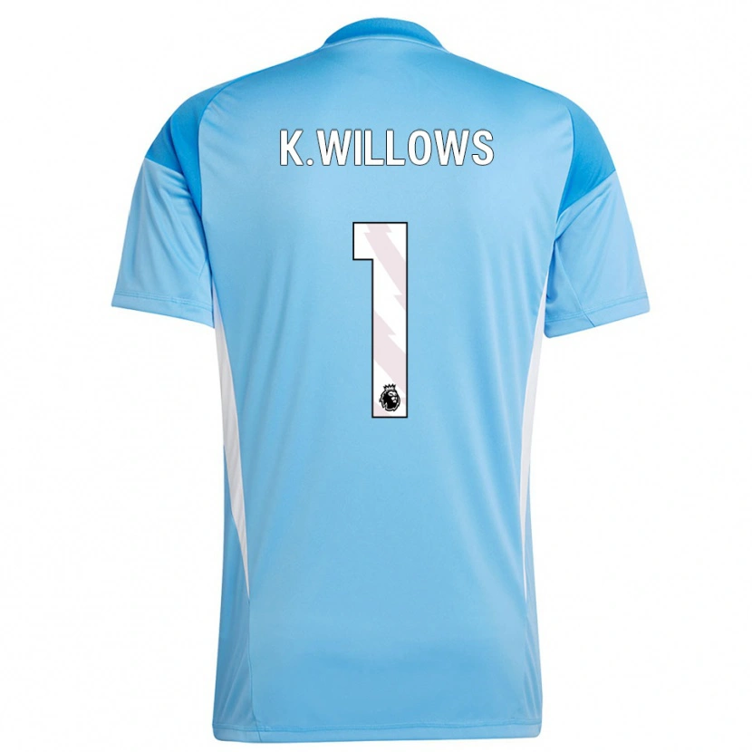 Danxen Kinder Keehan Willows #1 Trikot Blau Weiß Torwarttrikot 2025/26 Schweiz