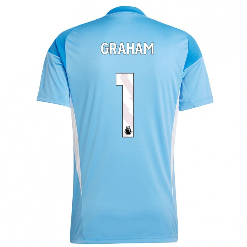 Danxen Kinder Ally Graham #1 Trikot Blau Weiß Torwarttrikot 2025/26 Schweiz