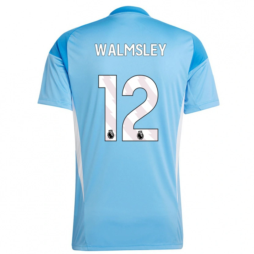 Danxen Kinder Joseph Walmsley #12 Trikot Blau Weiß Torwarttrikot 2025/26 Schweiz