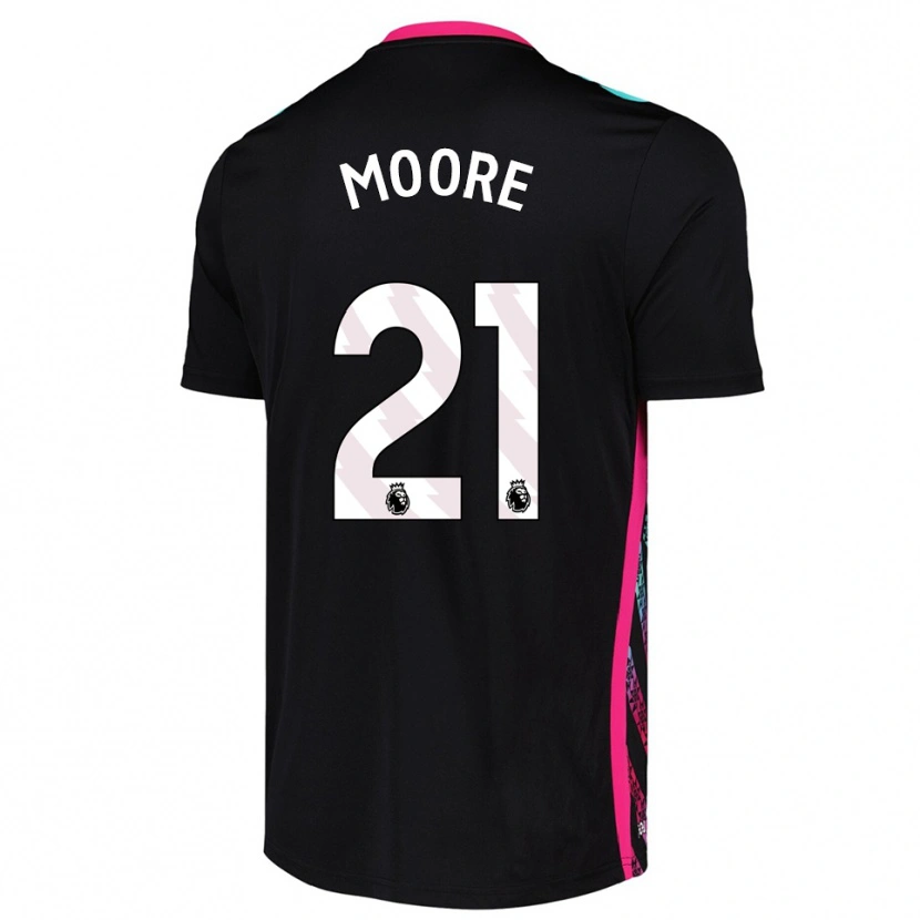 Danxen Kinder Simon Moore #21 Trikot Schwarz Weiß Torwarttrikot 2025/26 Schweiz