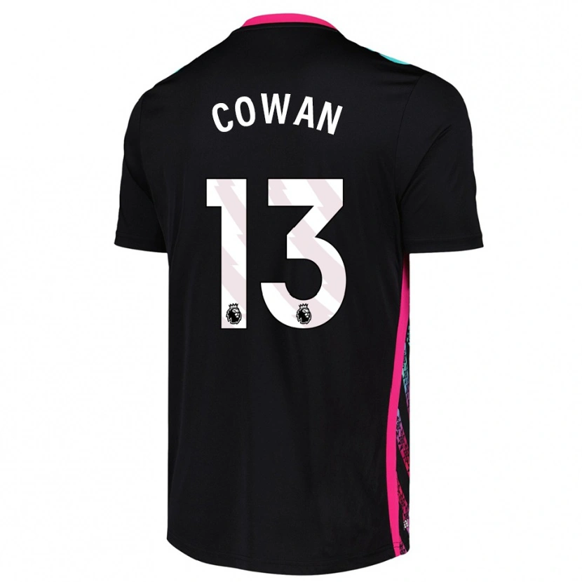 Danxen Kinder Joe Cowan #13 Trikot Schwarz Weiß Torwarttrikot 2025/26 Schweiz