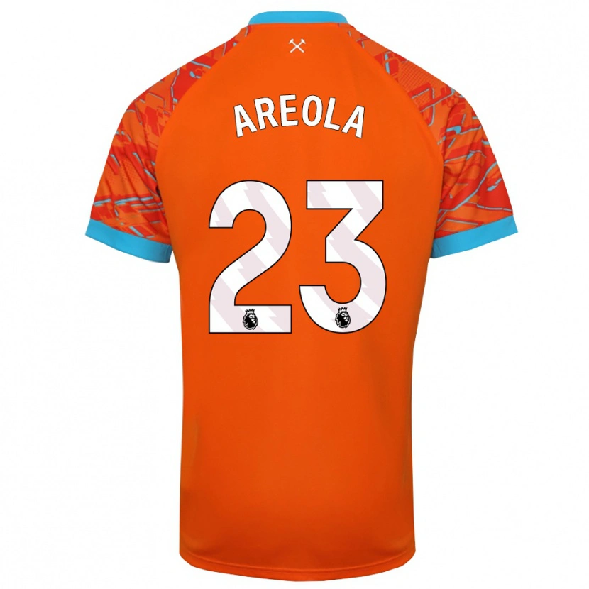 Danxen Kinder Alphonse Areola #23 Trikot Orange Weiß Torwarttrikot 2025/26 Schweiz
