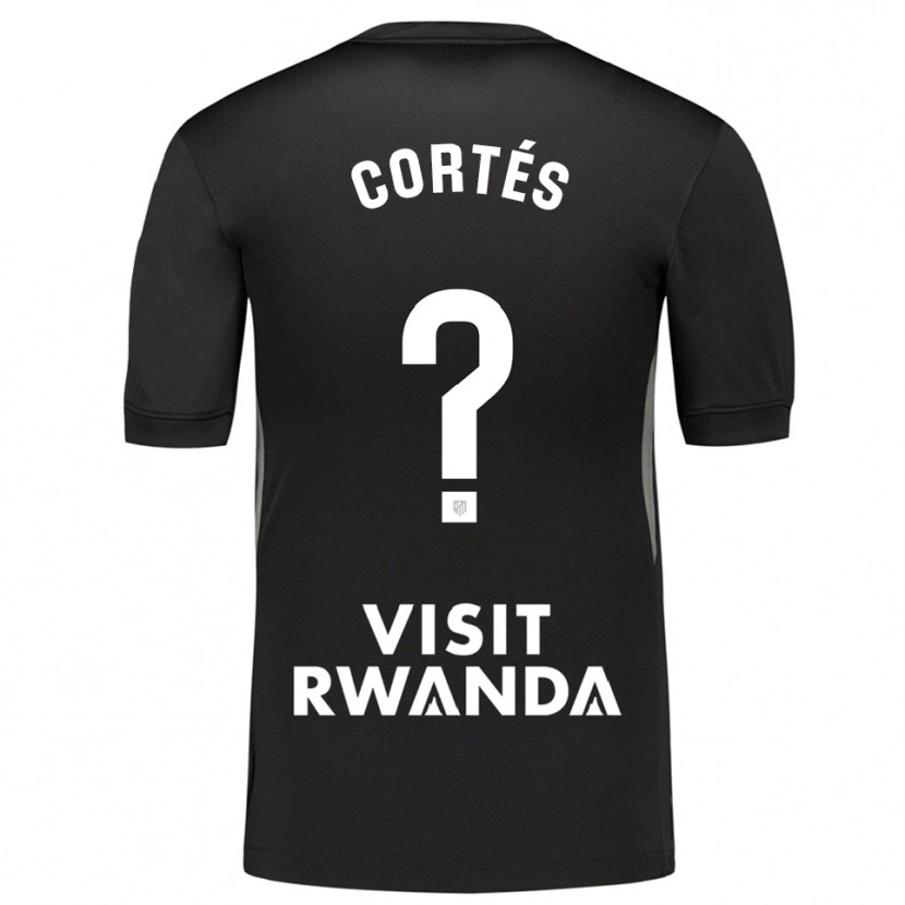 Danxen Kinder Lucas Cortés #0 Trikot Schwarz Weiß Torwarttrikot 2025/26 Schweiz