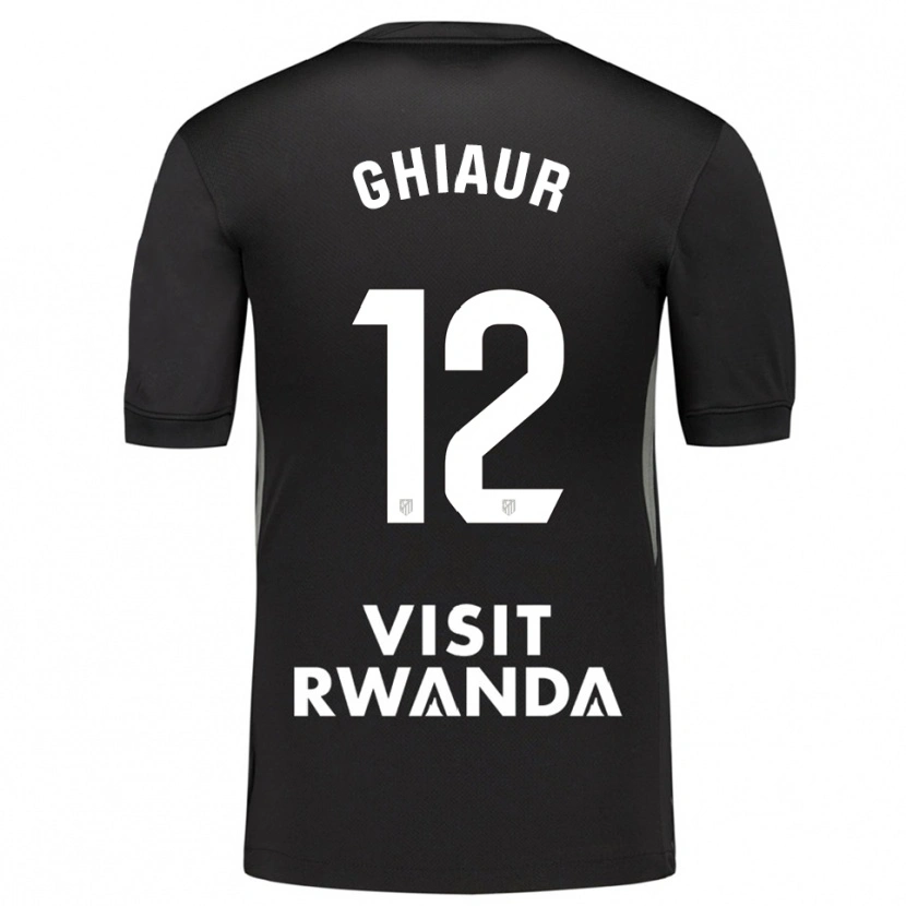 Danxen Kinder Octavian Ghiaur #12 Trikot Schwarz Weiß Torwarttrikot 2025/26 Schweiz