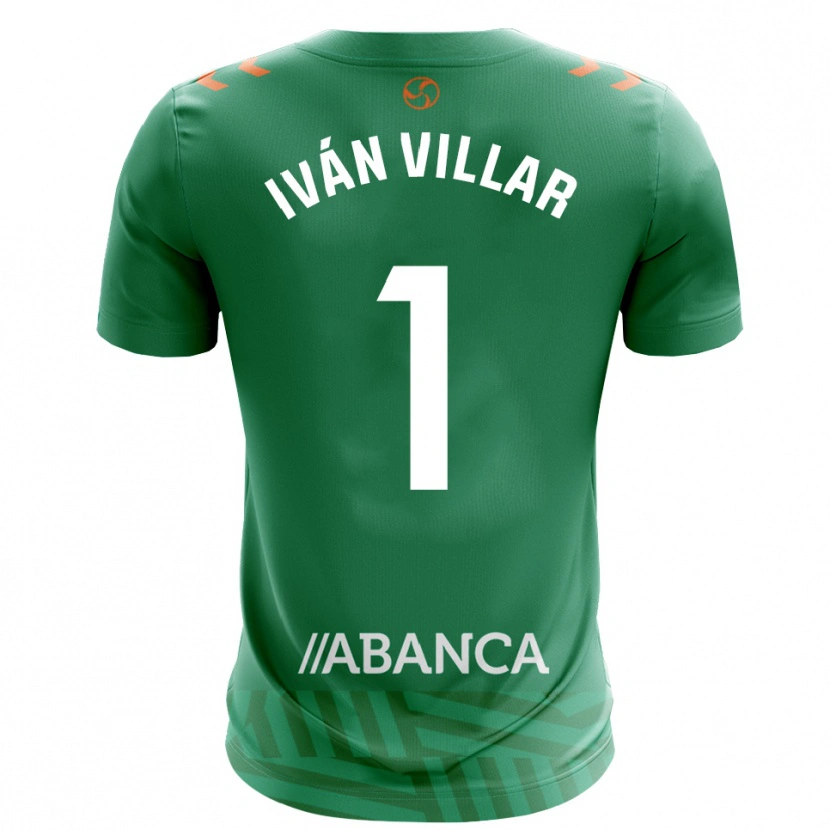 Danxen Kinder Iván Villar #1 Trikot Grün Weiß Torwarttrikot 2025/26 Schweiz