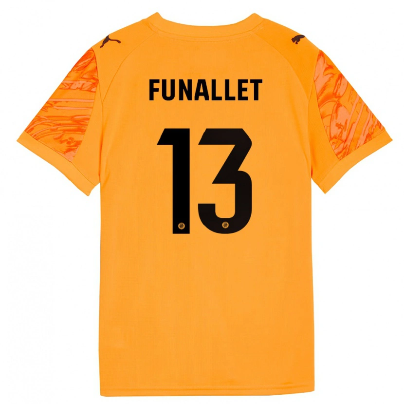 Danxen Kinder Pau Funallet #13 Trikot Orange Schwarz Torwarttrikot 2025/26 Schweiz