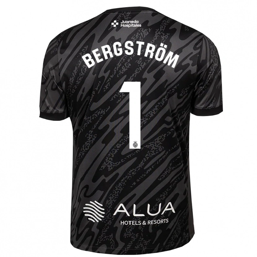 Danxen Kinder Lucas Bergström #1 Trikot Dunkelgrau Schwarz Torwarttrikot 2025/26 Schweiz
