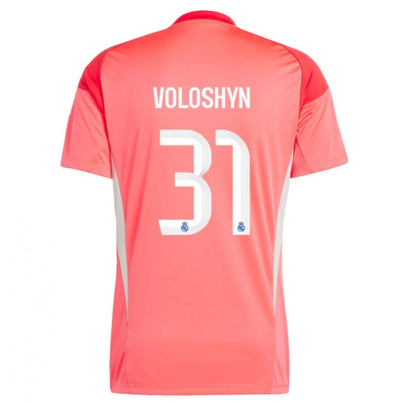 Danxen Kinder Ilya Voloshyn #31 Trikot Orange Rot Weiß Torwarttrikot 2025/26 Schweiz