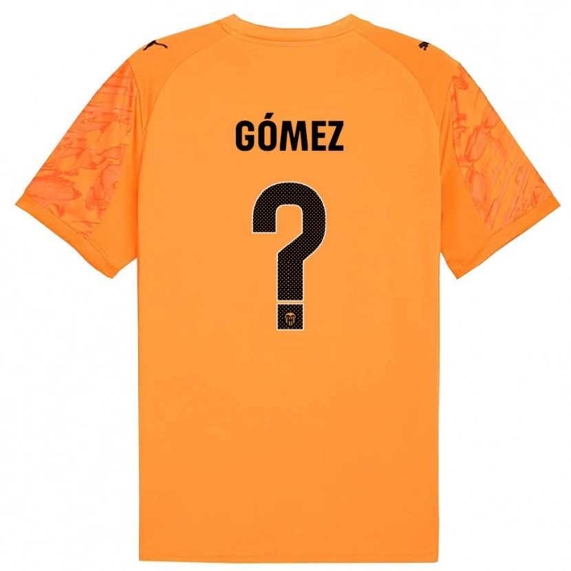 Danxen Kinder Alain Gómez #0 Trikot Orange Schwarz Torwarttrikot 2025/26 Schweiz
