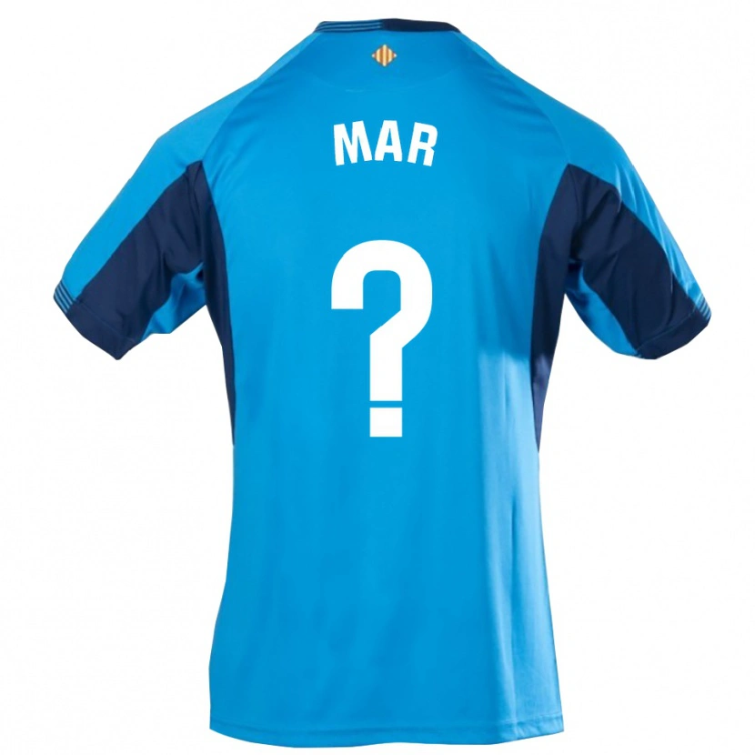 Danxen Kinder Mar Segarra Casanova #0 Trikot Blau Weiß Torwarttrikot 2025/26 Schweiz