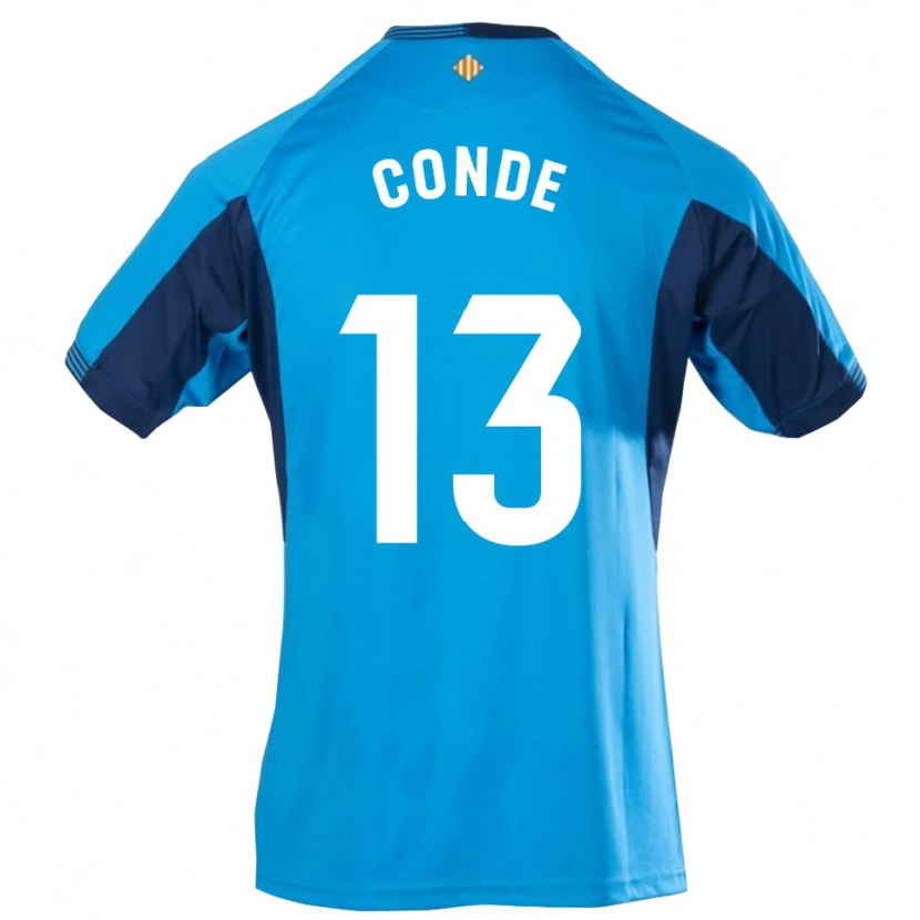 Danxen Kinder Diego Conde #13 Trikot Blau Weiß Torwarttrikot 2025/26 Schweiz