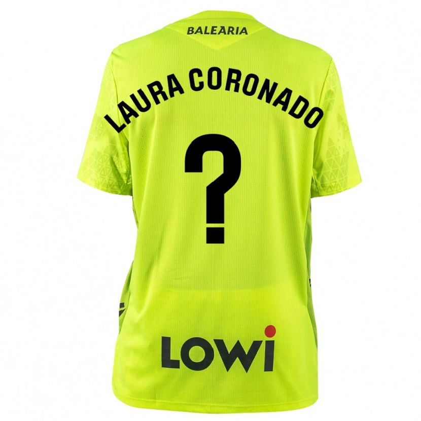 Danxen Kinder Laura Coronado Vilchez #0 Trikot Leuchtgrün Schwarz Torwarttrikot 2025/26 Schweiz