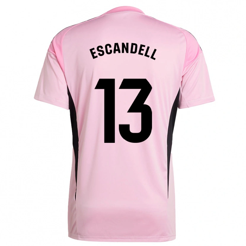 Danxen Kinder Aarón Escandell #13 Trikot Pink Schwarz Torwarttrikot 2025/26 Schweiz