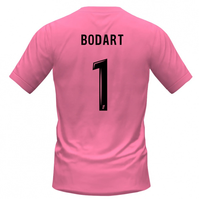 Danxen Kinder Arnaud Bodart #1 Trikot Pink Schwarz Torwarttrikot 2025/26 Schweiz
