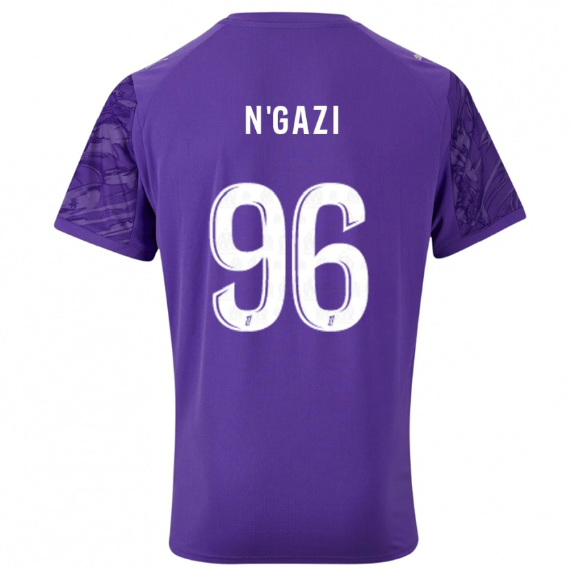 Danxen Kinder Chloé N'gazi #96 Trikot Violett Weiß Torwarttrikot 2025/26 Schweiz