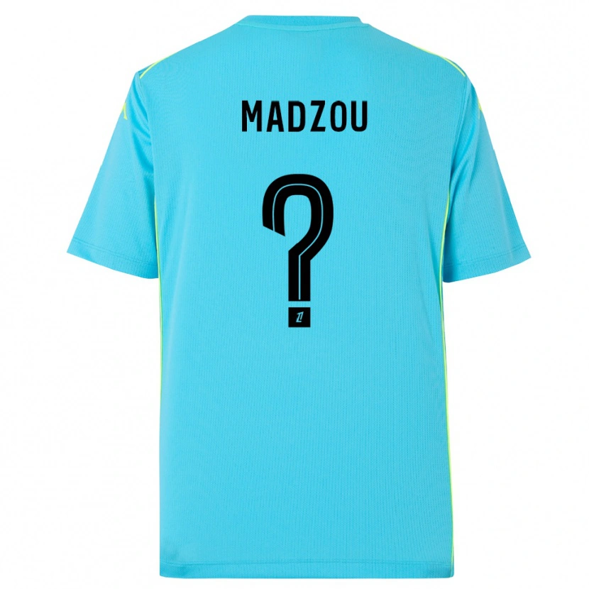 Danxen Kinder Djibril Madzou #0 Trikot Himmelblau Schwarz Torwarttrikot 2025/26 Schweiz