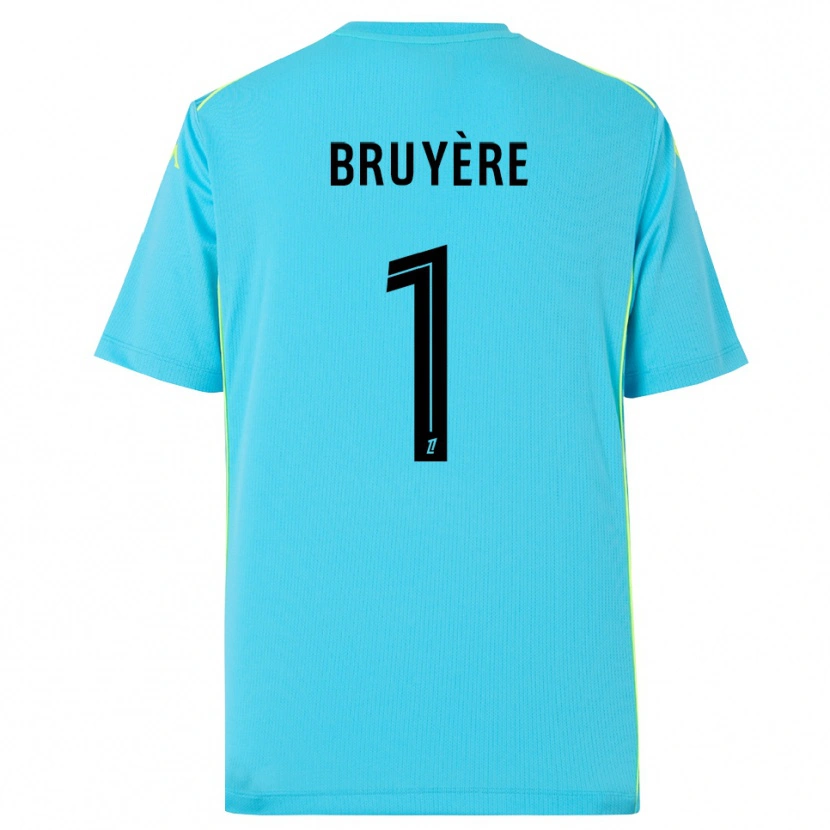 Danxen Kinder Théo Bruyère #1 Trikot Himmelblau Schwarz Torwarttrikot 2025/26 Schweiz