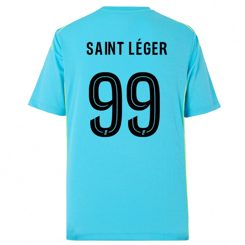 Danxen Kinder Maureen Saint Léger #99 Trikot Himmelblau Schwarz Torwarttrikot 2025/26 Schweiz