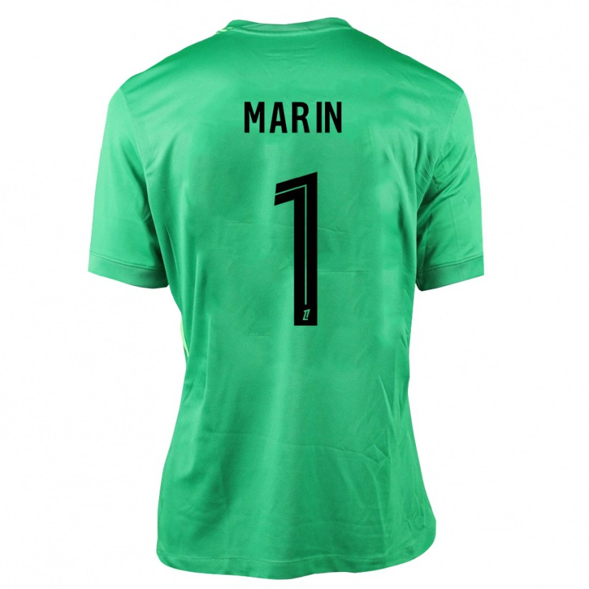 Danxen Kinder Renato Marin #1 Trikot Grün Schwarz Torwarttrikot 2025/26 Schweiz
