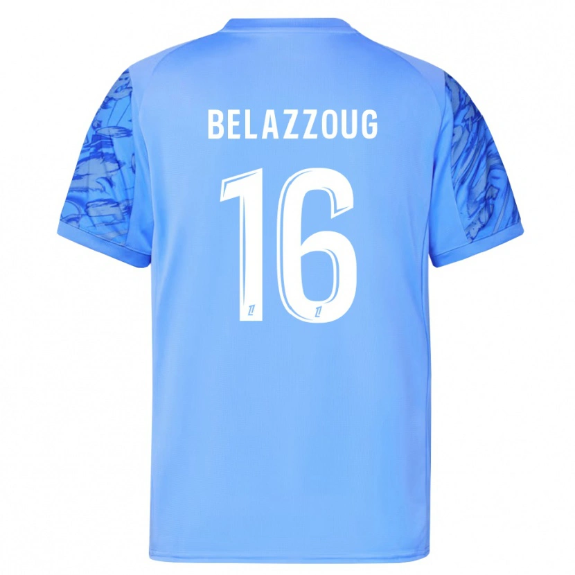 Danxen Kinder Kilian Belazzoug #16 Trikot Blau Weiß Torwarttrikot 2025/26 Schweiz
