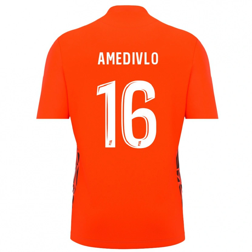 Danxen Kinder Rayann Amedivlo #16 Trikot Orange-Weiß Torwarttrikot 2025/26 Schweiz