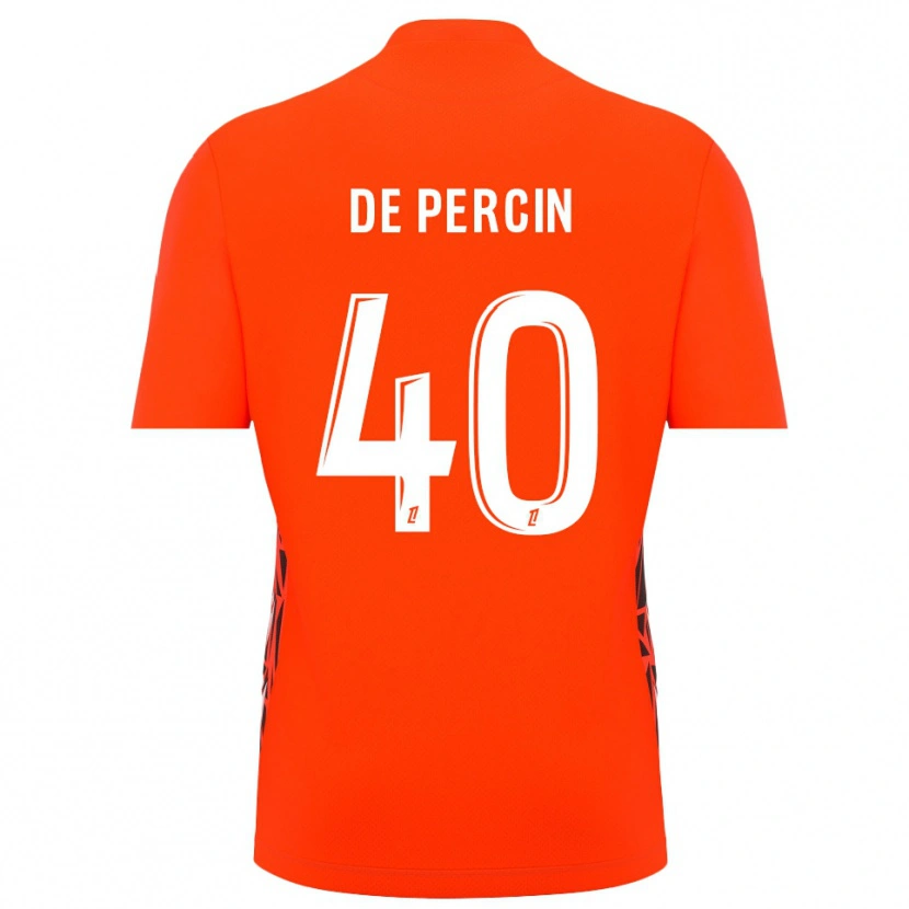 Danxen Kinder Théo De Percin #40 Trikot Orange-Weiß Torwarttrikot 2025/26 Schweiz