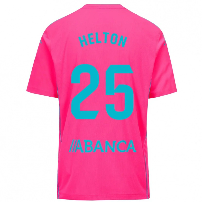 Danxen Kinder Helton Leite #25 Trikot Tiefpink Schwarz Torwarttrikot 2025/26 Schweiz